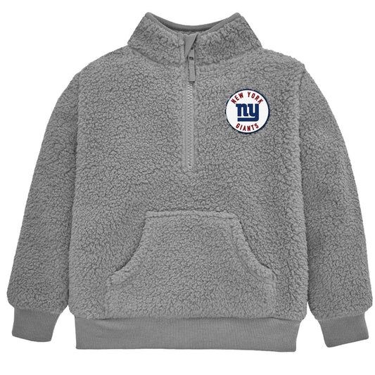 Infant & Toddler Boys Giants 1/4 Zip Sherpa Top