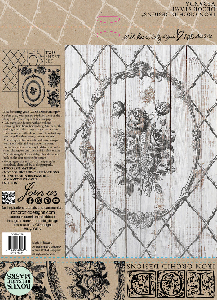 IOD - Veranda 12×12 IOD STAMP