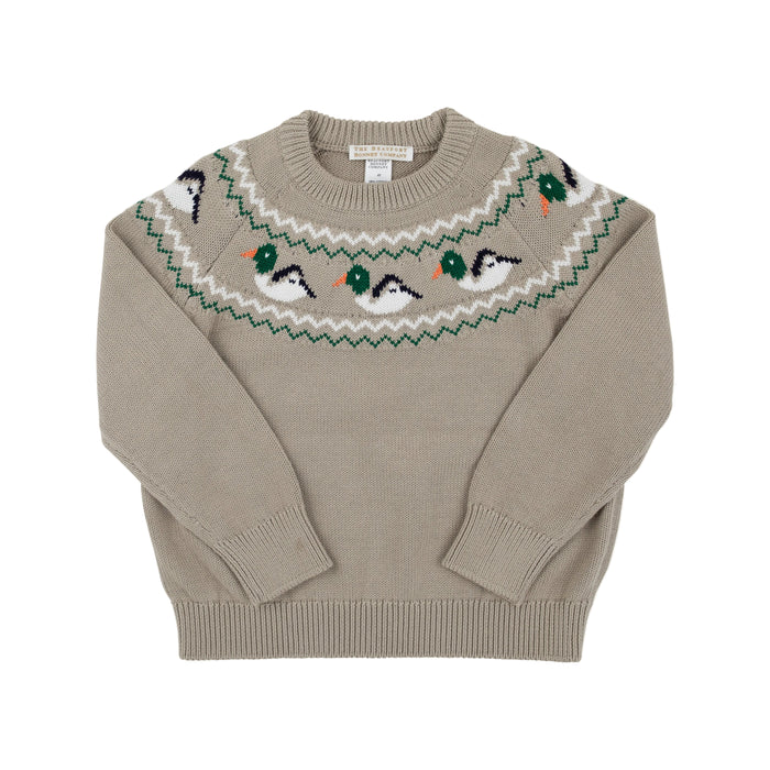 Isaac’s Sweater Fairisle-Keeneland Ducks