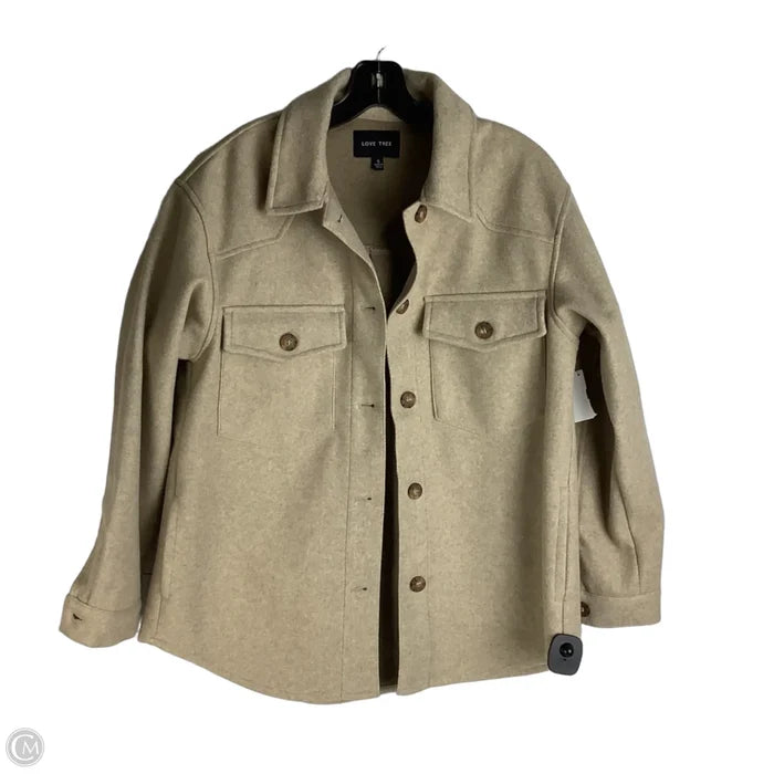 Jacket Other By Love Tree In Tan, Size: S