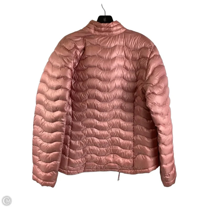 Jacket Puffer & Quilted By Ariat In Pink, Size: L