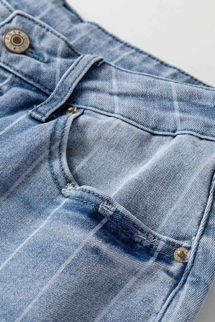 Jean large multis boutons