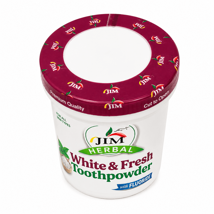 Jim Jimm Herbal White & Fresh Toothpowder - Yado African & Caribbean Market