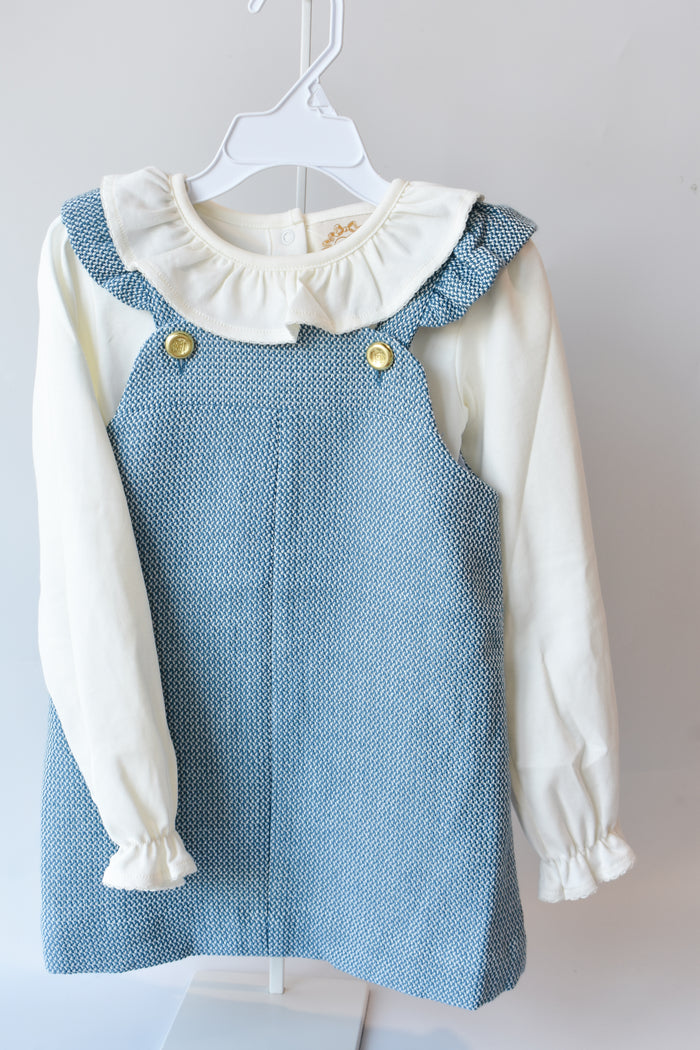 Julia Jumper-Barnsley Blue Tweed