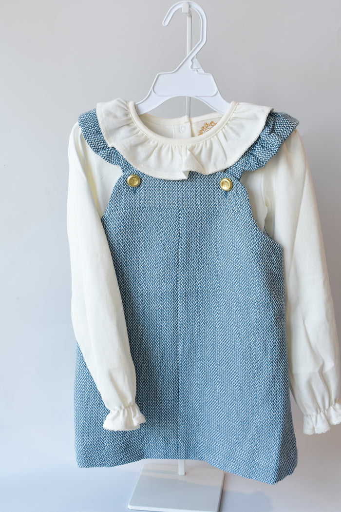Julia Jumper-Barnsley Blue Tweed