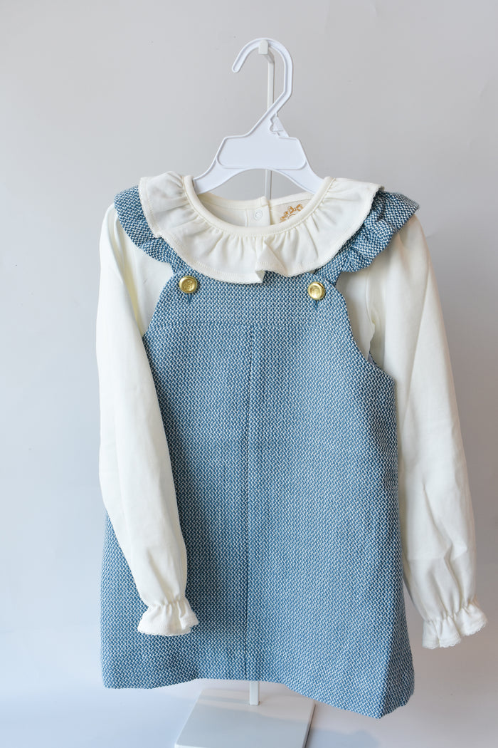 Julia Jumper-Barnsley Blue Tweed