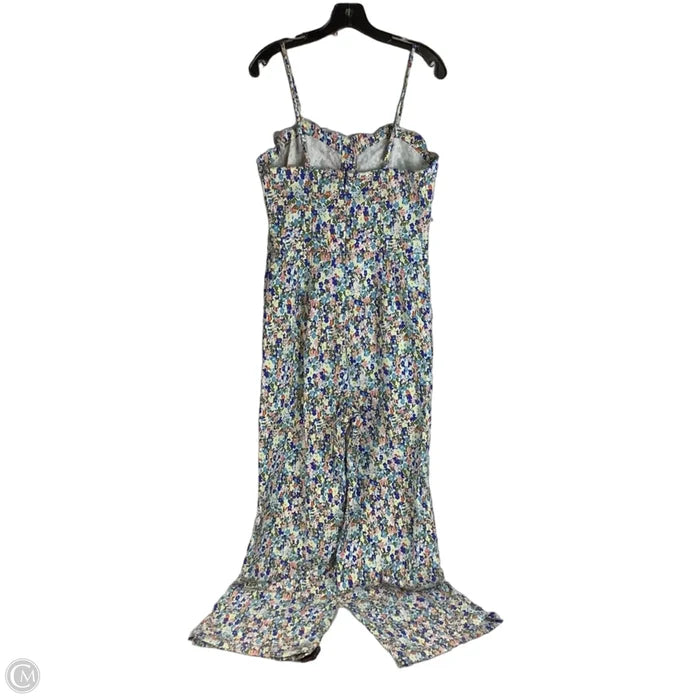 Jumpsuit By Maeve In Floral Print, Size: 8