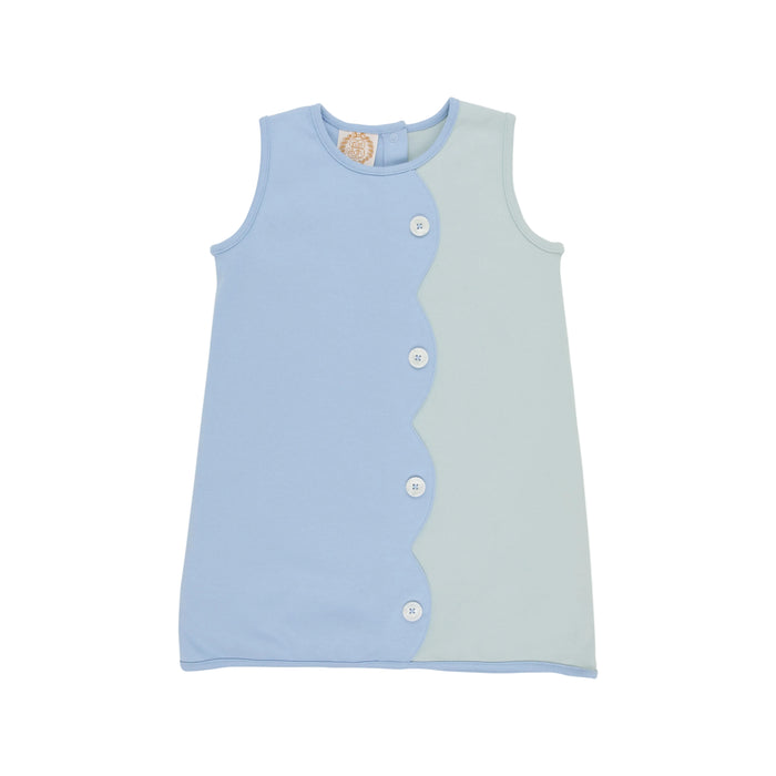 Kennedy Colorblock Knit Dress-Sarasota Sky/Greenwich