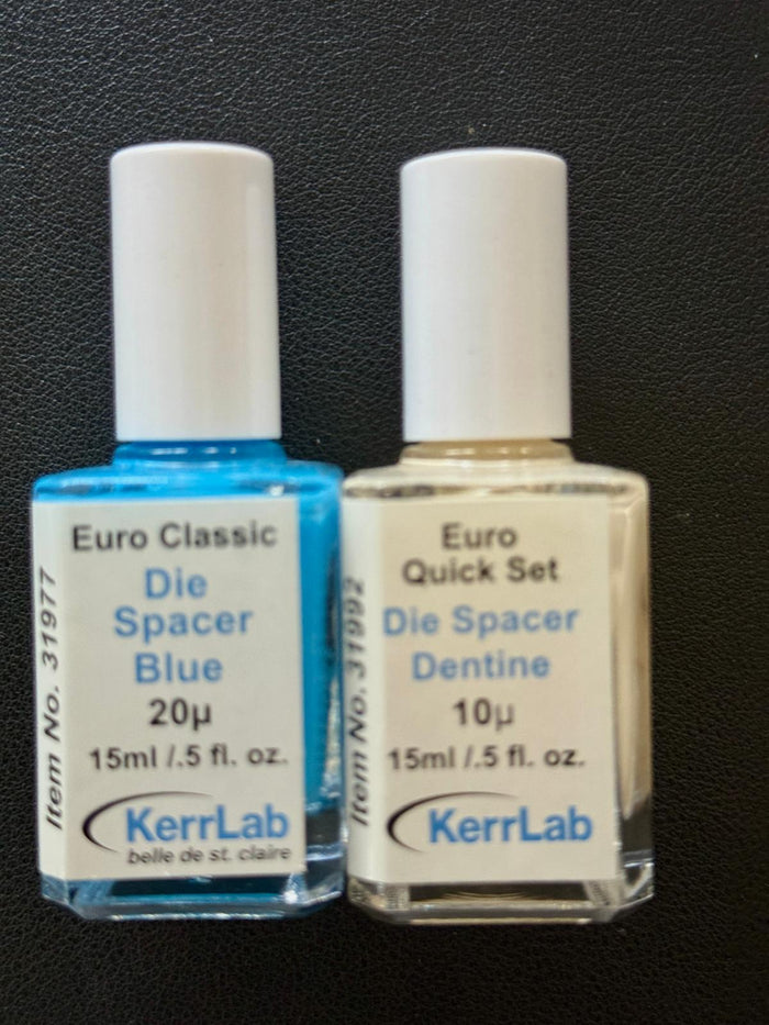 KerrLab kit of die spacer Blu& white Dentin 1/2 oz
