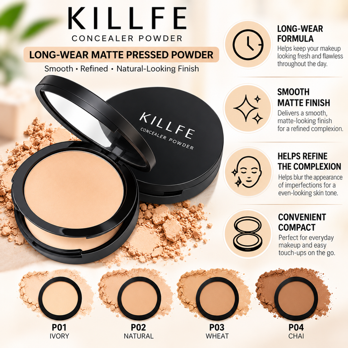 Killfe – Long-Wear Matte Pressed Concealer Powder KILLFE
