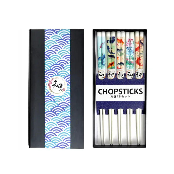Koi Fish Chopstick Set of 5
