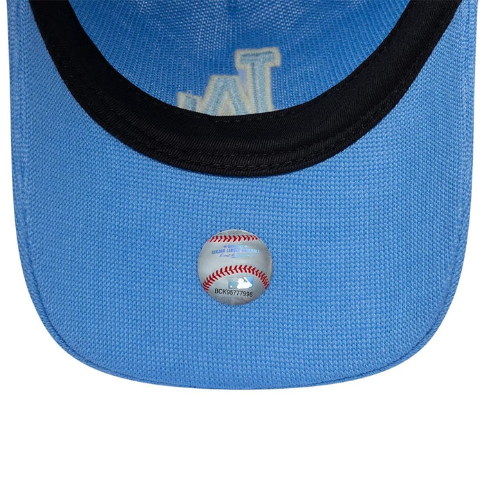 Pictured is this MLB Merino Wool LA Dodgers 9TWENTY cap in pastel blue. 7