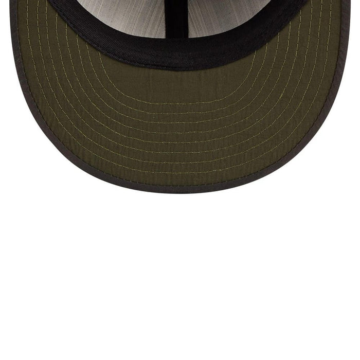 Pictured is this MLB Nylon LA Dodgers Retro Crown 9FIFTY cap in black. 3