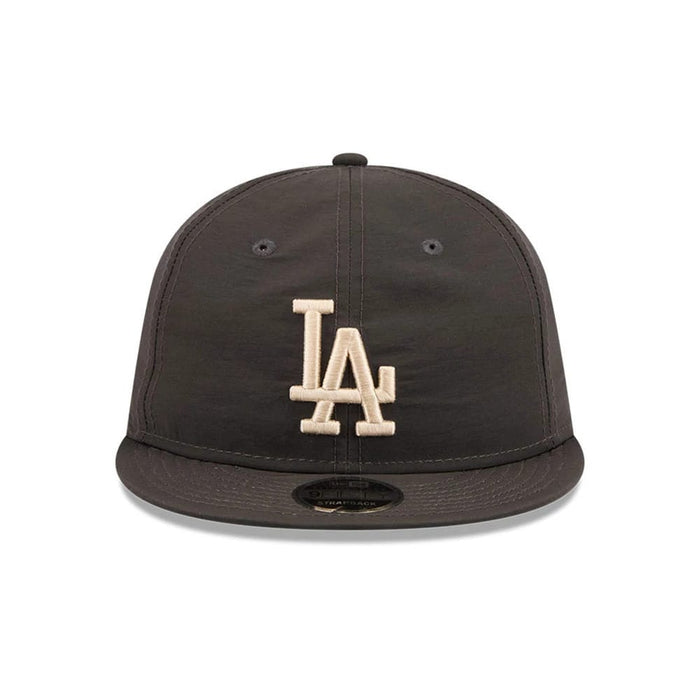Pictured is this MLB Nylon LA Dodgers Retro Crown 9FIFTY cap in black. 4