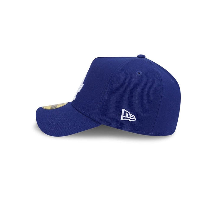 Pictured is this MLB Team Side LA Dodgers 59FORTY A-Frame Fitted cap in Blue. 5