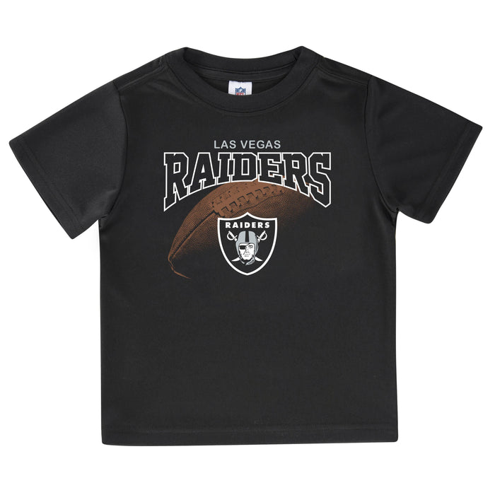 Las Vegas Raiders Toddler Boys Tee Shirt-Gerber Childrenswear