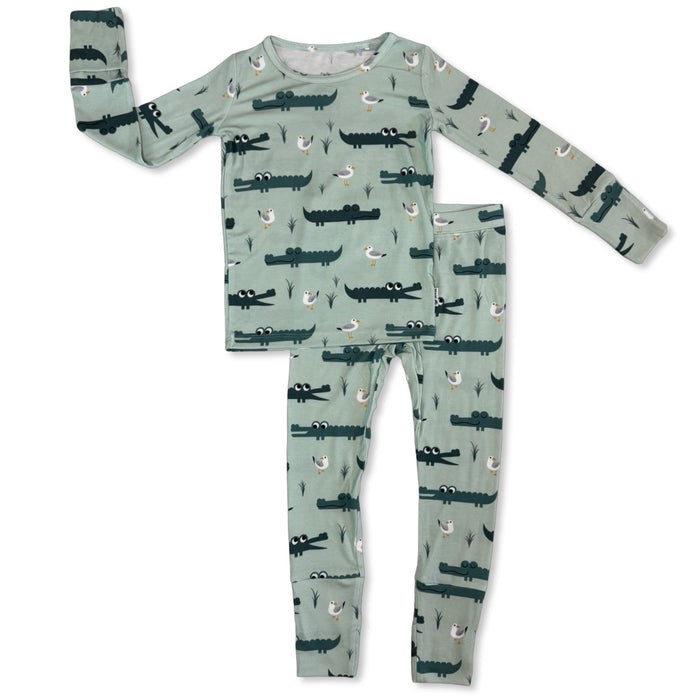 Later Gator All Wrapped Up Kid's Two Piece Jammie Set