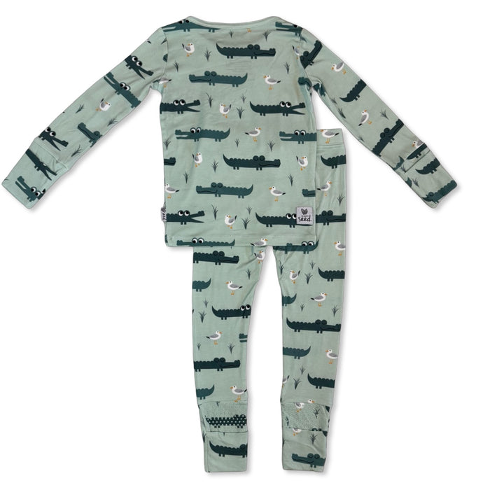 Later Gator All Wrapped Up Kid's Two Piece Jammie Set
