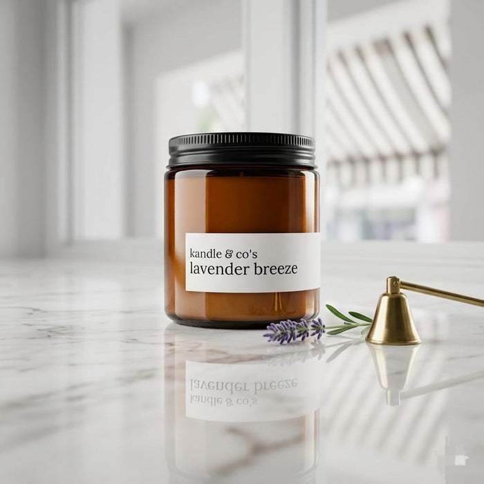 Lavender Breeze Candle - Tayyib Store - Kandle & Co's - Lahore