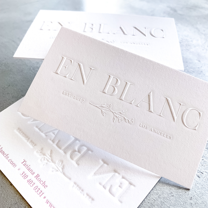 Letterpress Business Cards