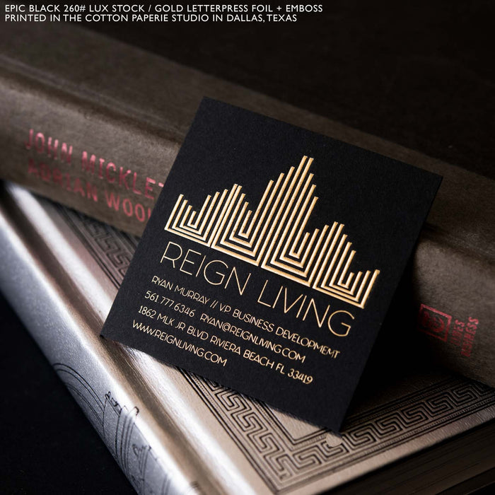 Letterpress Business Cards