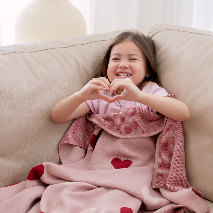 Little Hearts Blanket - PRE-ORDER (OCTOBER)