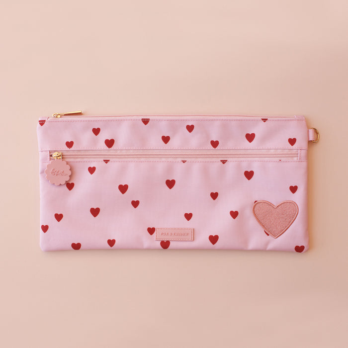 Little Hearts Large Pencil Case