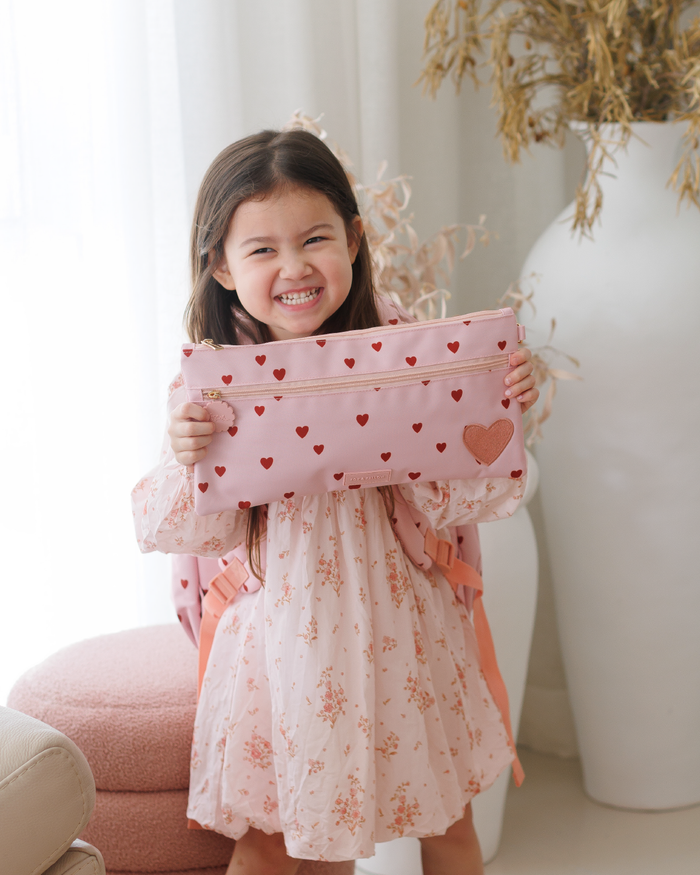 Little Hearts Large Pencil Case