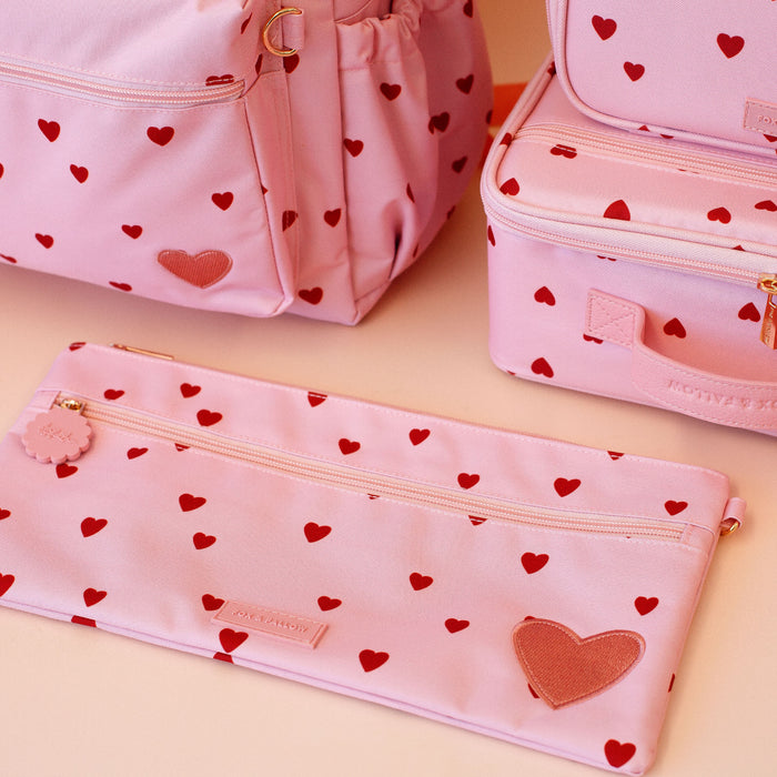 Little Hearts Large Pencil Case