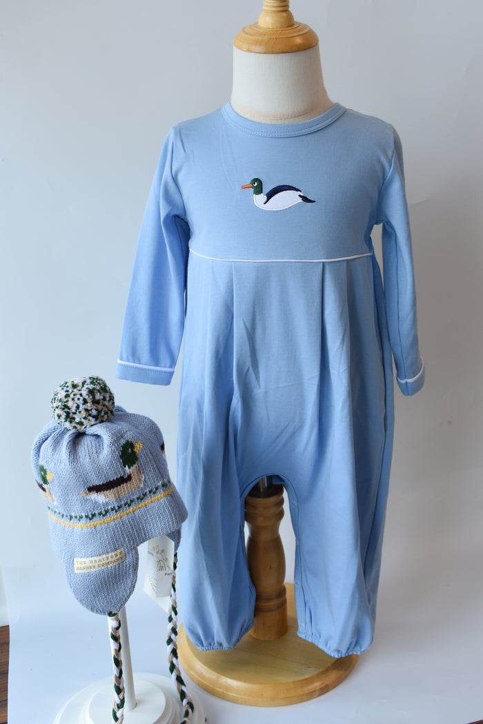 Long Sleeve Bradford Bubble-Sarasota Sky Duck