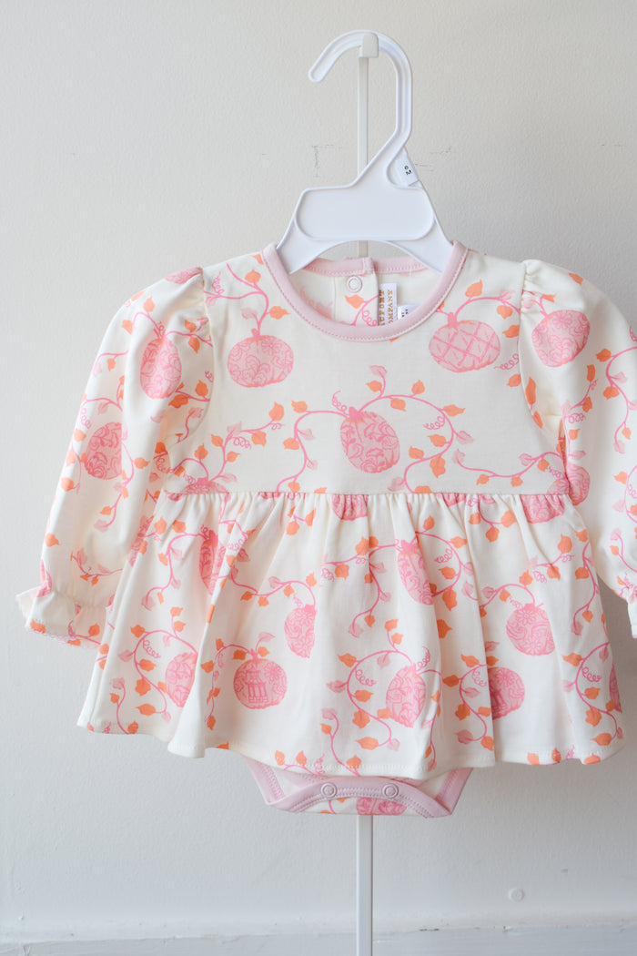 Long Sleeve Daisy Diaper Cover-'Gourd'geous