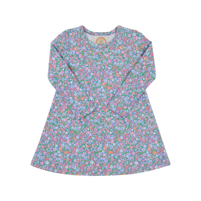 Long Sleeve Polly Play Dress-Mountain Brook Mini Floral