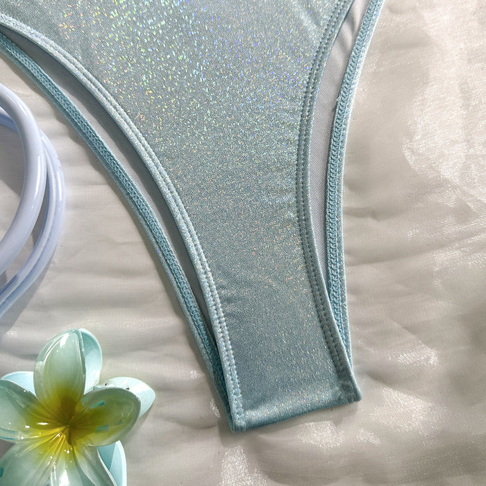 ✨ LUMIÈRE D’OCÉAN – Le bikini éclatant qui capture la magie de l’été