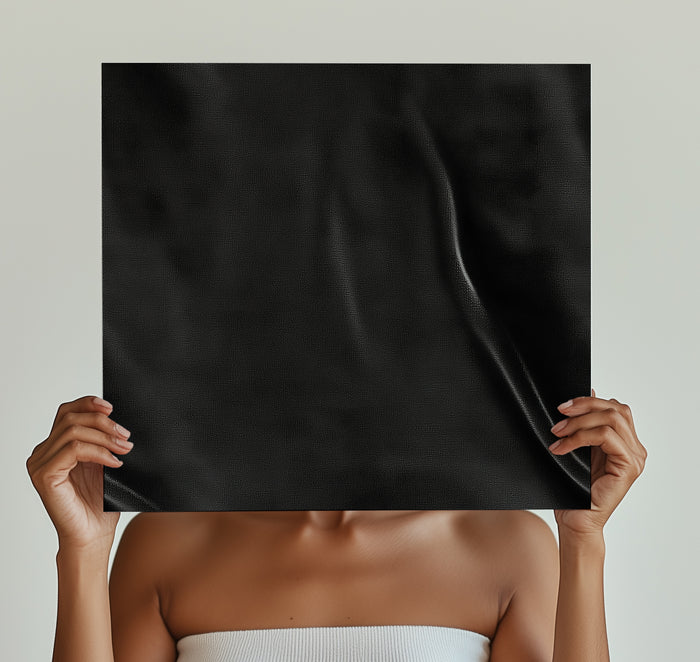 Lustrous Black Canvas