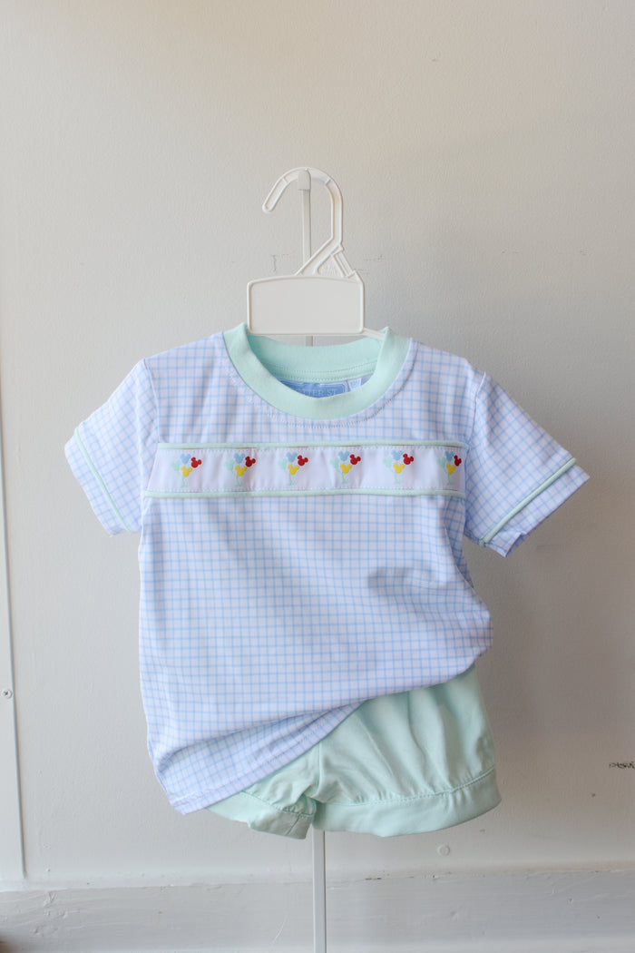 Magical Balloons Banded Short Set