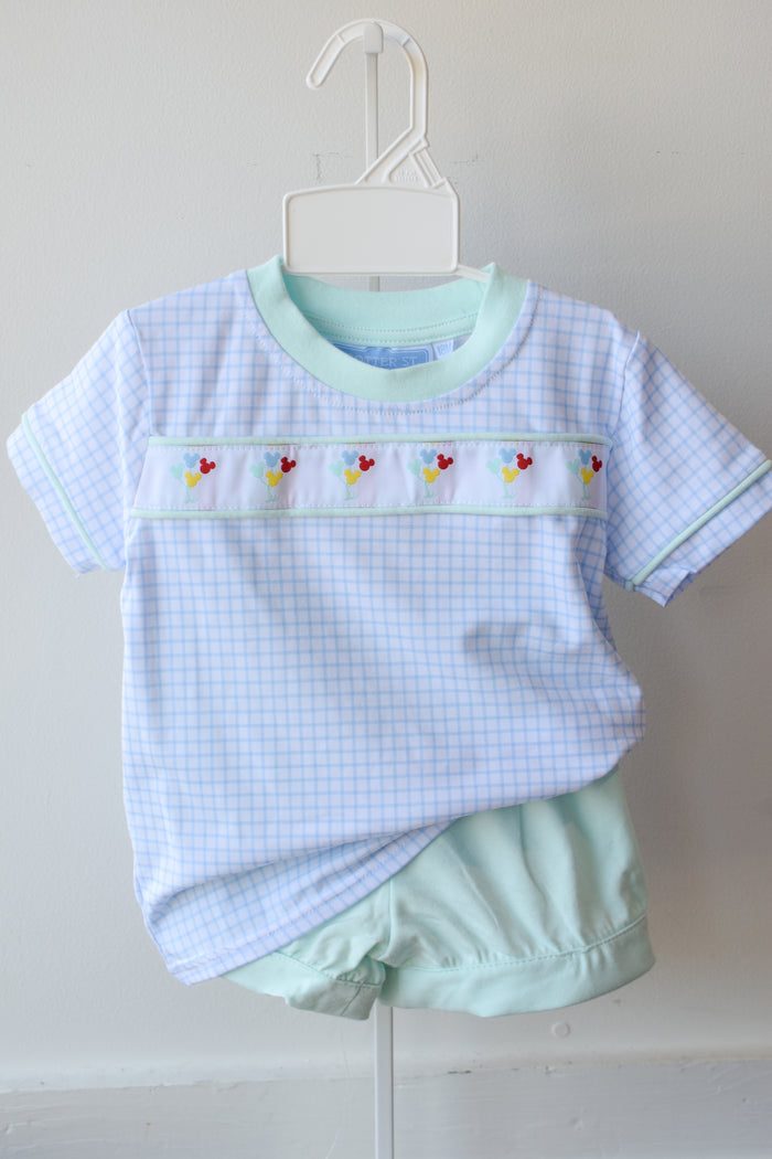 Magical Balloons Banded Short Set