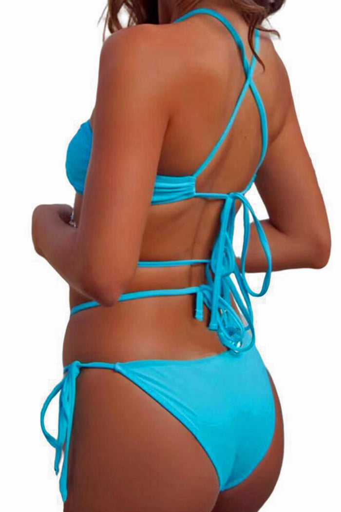 Maillot de Bain Bijoux – Élégance et Raffinement Turquoise