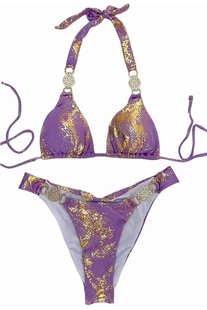 Maillot de Bain Bijoux Violet