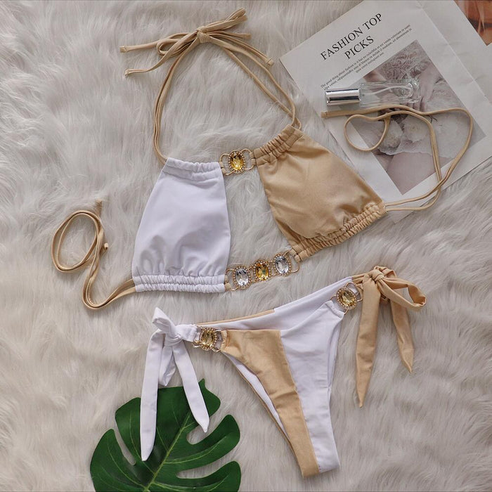 Maillot de bain deux pièces " Bijoux "