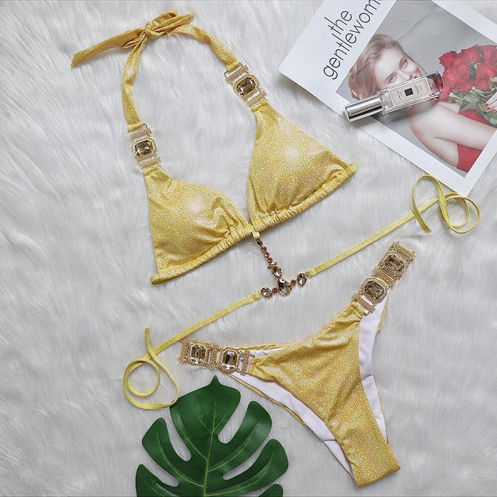 Maillot de bain deux pièces " bijoux "