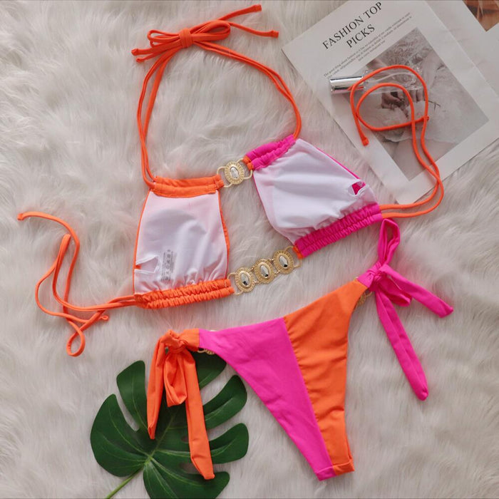 Maillot de bain deux pièces " Bijoux"