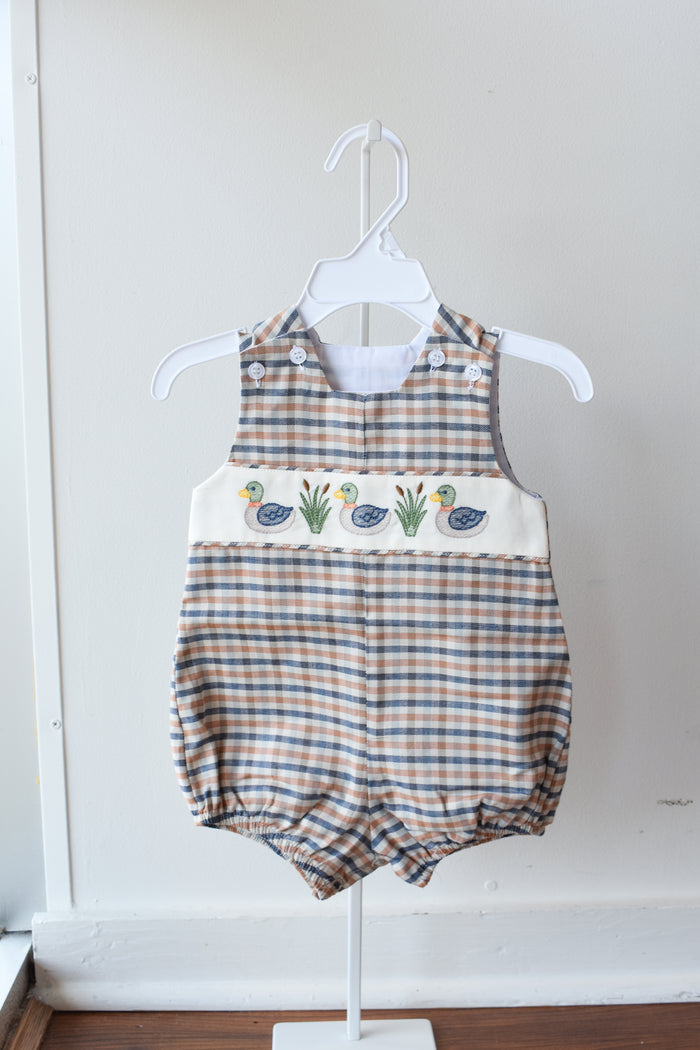 Marshside Mallards Woodland Plaid Bubble