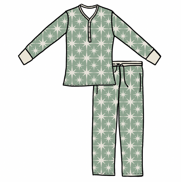 Merry & Bright Women's Long Sleeve Two Piece Set