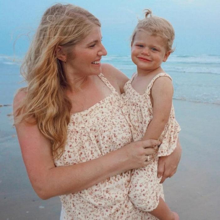 Mommy & Me Vine Floral Top & Cropped Pant Bundle outfits Modern Moments™ by Gerber®