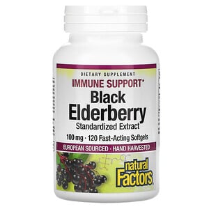 Natural Factors: Black Elderberry 100mg