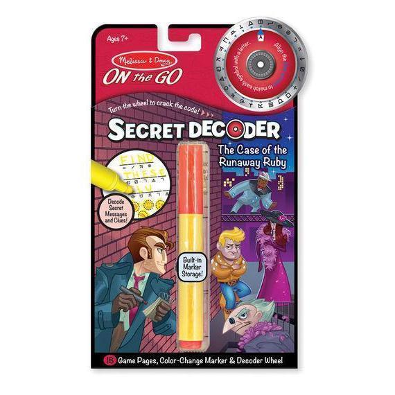 *NEW* Melissa & Doug On-the-Go Secret Decoder - The Case of the Runaway Ruby