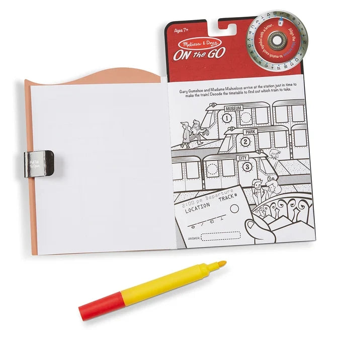 *NEW* Melissa & Doug On-the-Go Secret Decoder - The Case of the Runaway Ruby