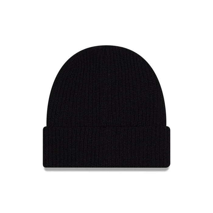 Pictured is this MLB Cashmere Knit New York Yankees Cuff Knit Beanie hat in black. 3