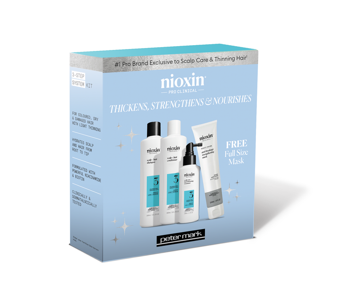 Nioxin Scalp + Hair Thickening System 3, Xmas Kit
