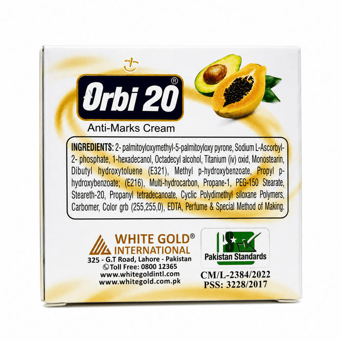 Orbi 20 Anti Marks Cream | Hydrating Spot Care Cream - Yado African & Caribbean Market